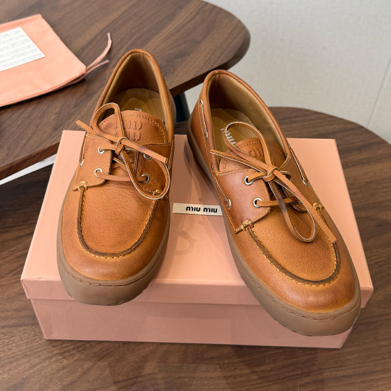 Miu Miu Leather loafers
