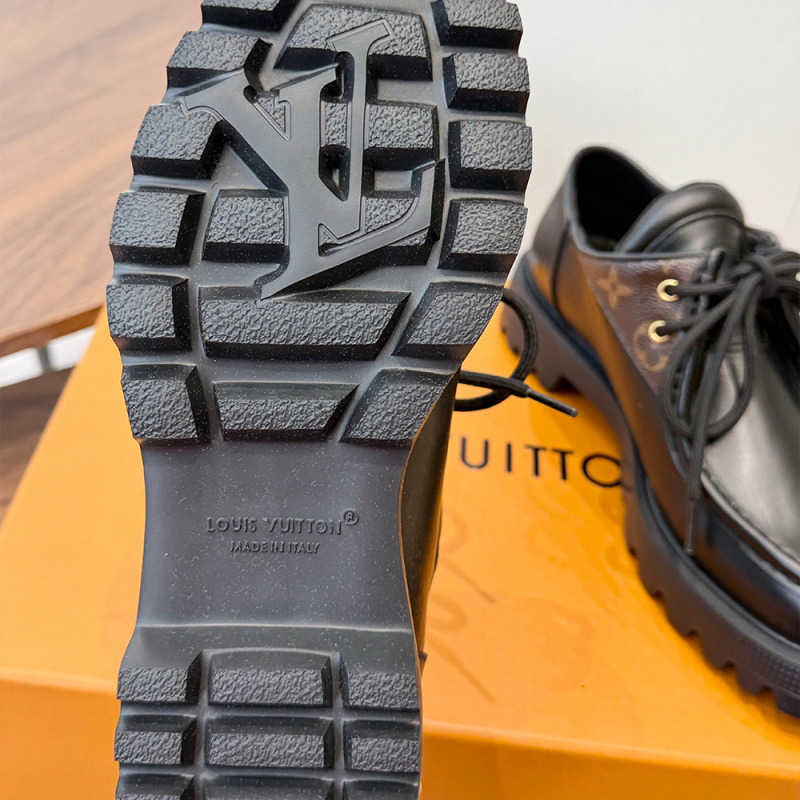 LV District Derby Flat Loafer