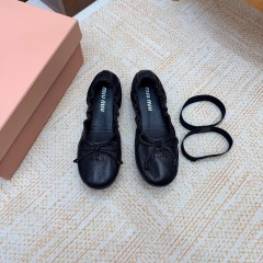 Miu Miu Leather ballerinas