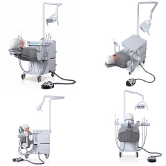 Electric Dental Teaching Simulator - Adjustable, Dual Memory, LED Light, Foot Control