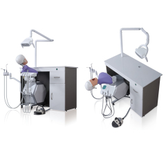 Dental Office Simulation Unit JG-A8 – Phantom Head Training Workstation with Handpieces