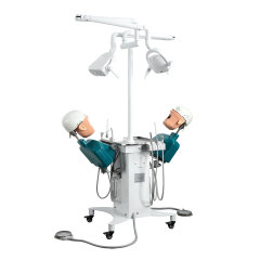 Manual Simple Dental Simulator Dual Simultaneous Operation