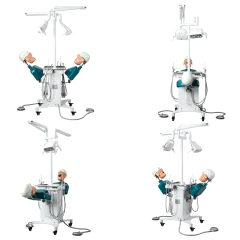 Manual Simple Dental Simulator Dual Simultaneous Operation