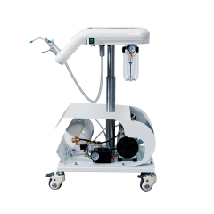 Advanced Pet Surgical Cart with Adjustable Height and Built-in Air Compressor