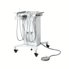 Advanced Pet Mobile Treatment Table with Built-in Ultrasonic Scaler and Dental Handpiece