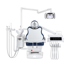 Jingle Med Electric Dental Chair Unit with Adjustable Headrest and Shadowless Light