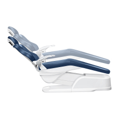 Jingle Med Electric Dental Chair Unit with Adjustable Headrest and Shadowless Light