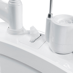 Jingle Med Dental Chair Unit with Multifunctional Instrument Tray and Electric Lift System