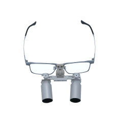 Flip Up Dental Loupes 5.0x – Adjustable Magnification Loupes with Hinged Optics