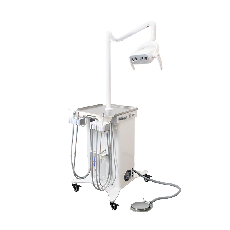 Advanced Pet Mobile Treatment Table with Built-in Ultrasonic Scaler and Dental Handpiece