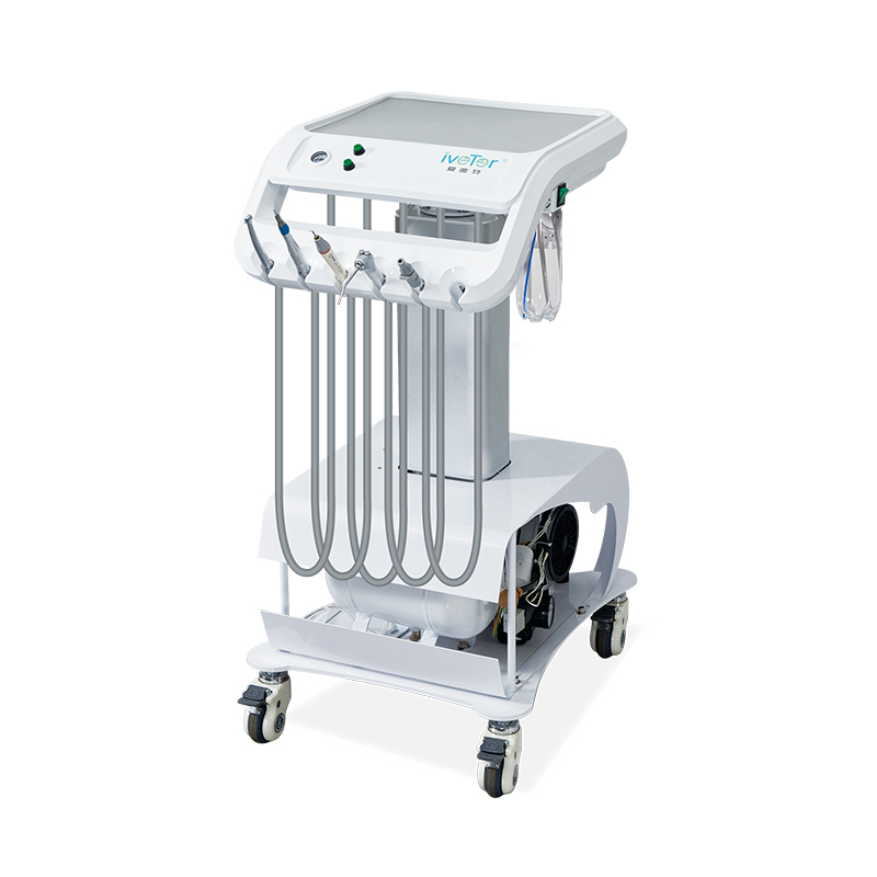 Portable Dental Cart with Adjustable Height