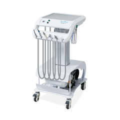 Portable Dental Cart with Adjustable Height