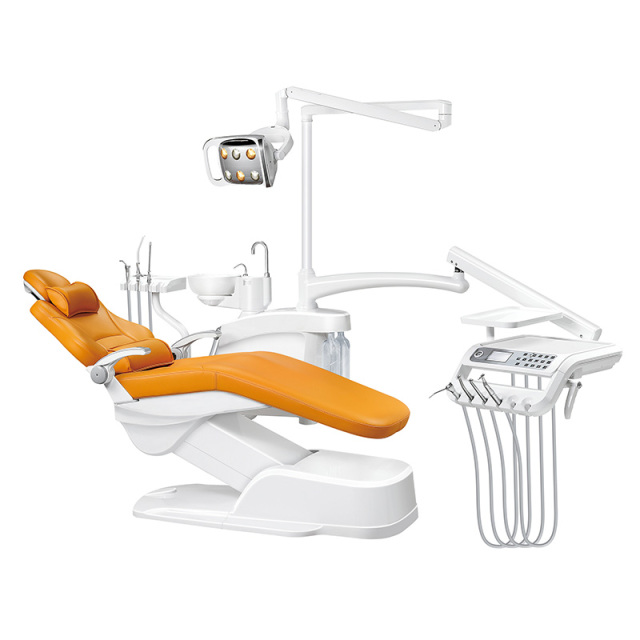 Jingle Med Dental Chair Unit with Multifunctional Instrument Tray and Electric Lift System