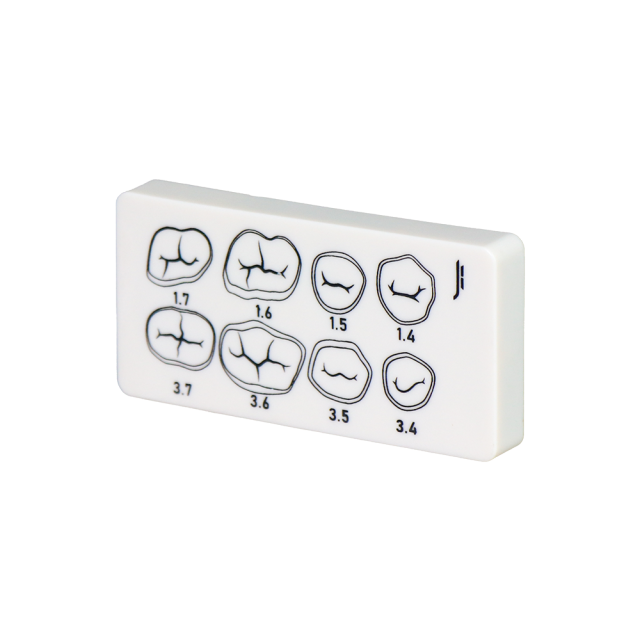 3-Layer Resin Tooth Preparation Practice Board | Jinglemed