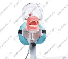 Transparent-Cover Table-Clamp Phantom Head - JG-C6-1