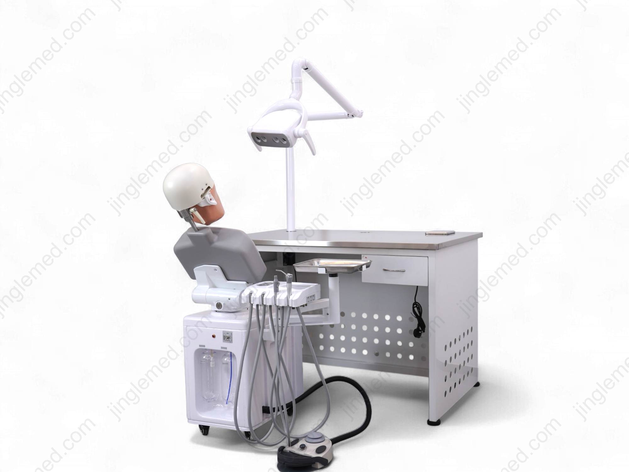 JG-A1 electric dental simulator with an adjustable phantom head and workbench