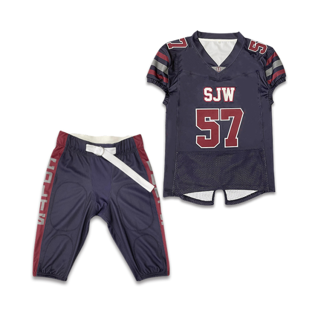 Sublimation & Embroidery American Football Jersey Design