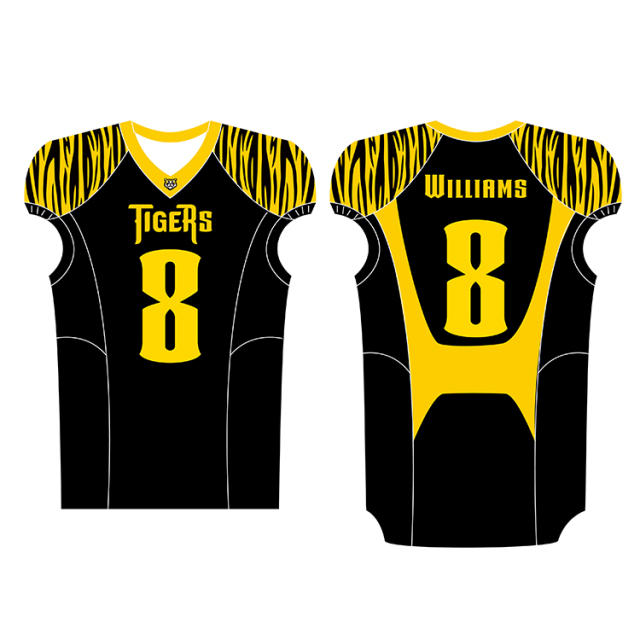 Sublimation & Embroidery American Football Jersey Design