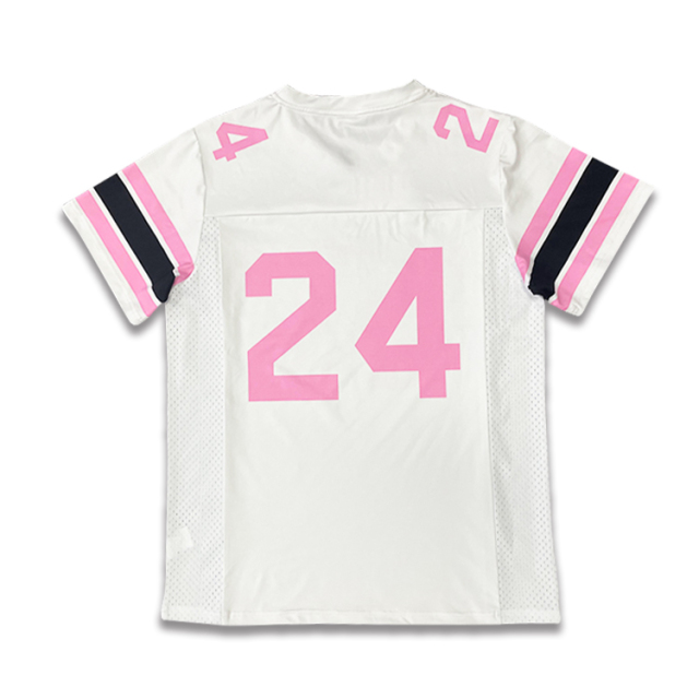 vintage american football jersey pink football t-shirts