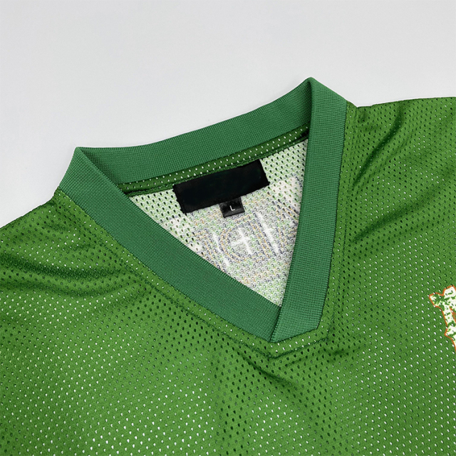Sublimated Mesh Mens Vintage Football Jersey