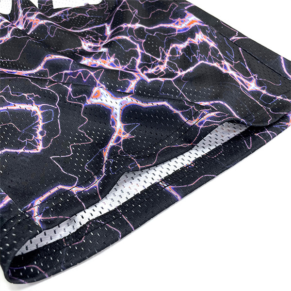 Short de basket-ball de sport à la mode en maille à sublimation