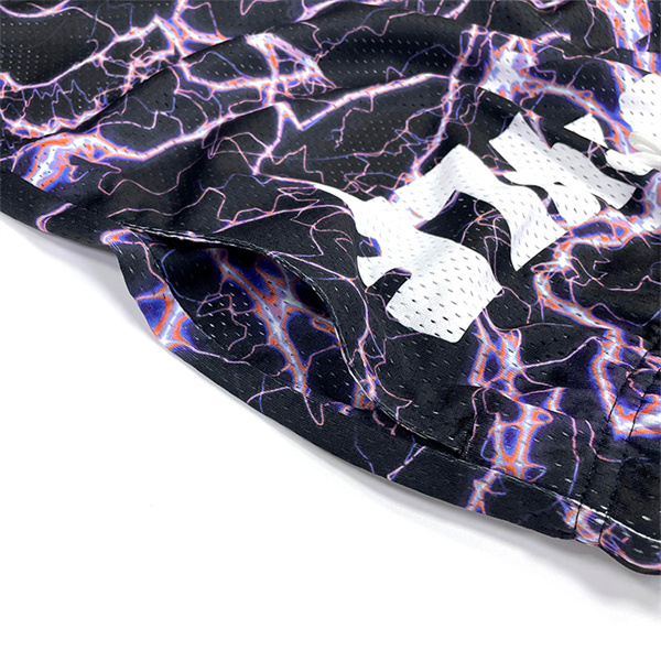 Short de basket-ball de sport à la mode en maille à sublimation