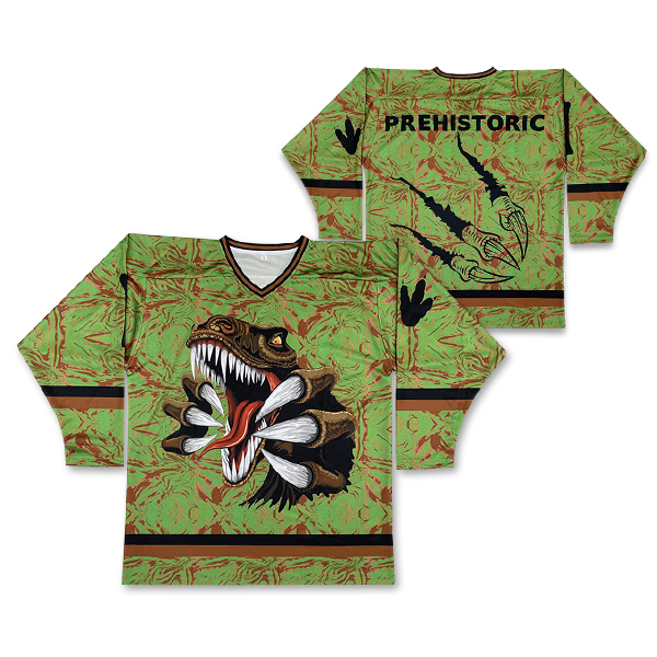Vintage Sublimation V Neck Ice Hockey Jersey