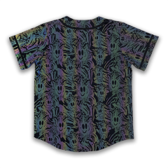 Custom Reflective Baseball Jersey Street Fashion Sportswear