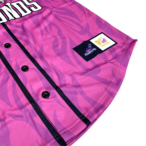 Camiseta de béisbol de moda con diseño de sublimación de última generación