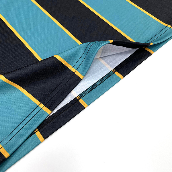 Camiseta de fútbol retro clásica a rayas con bordado