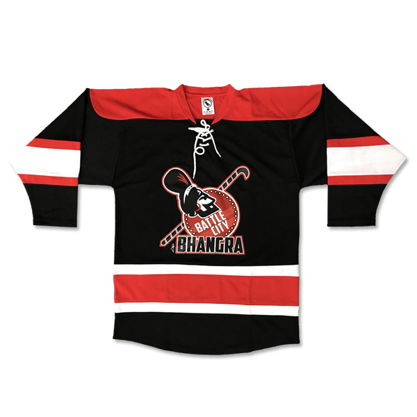 Embroidery Drawstring Vintage Hockey Jersey