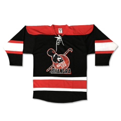 Embroidery Drawstring Vintage Hockey Jersey