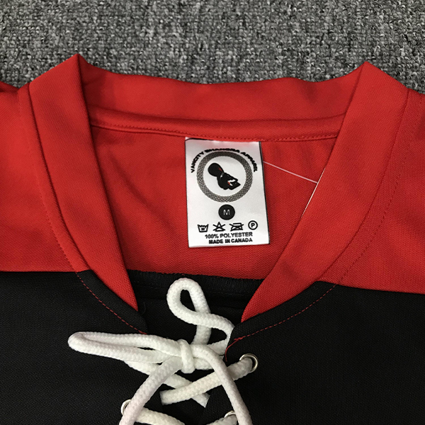 Embroidery Drawstring Vintage Hockey Jersey
