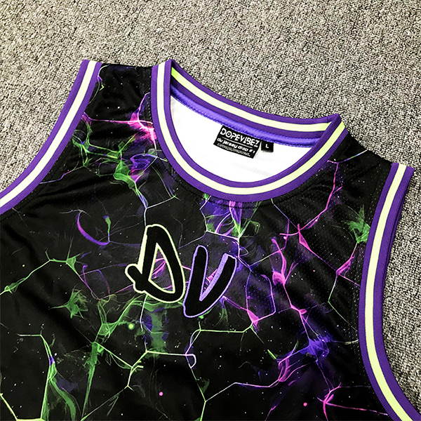 Fashion Embroidery Basketball Jersey