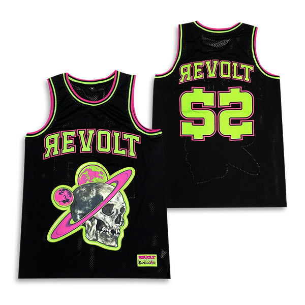 Embroidery Streetwear Basketball Jersey