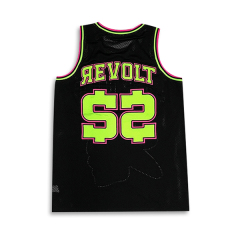 Embroidery Streetwear Basketball Jersey