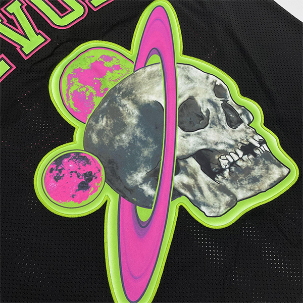 Embroidery Streetwear Basketball Jersey