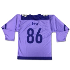 Custom Purple Ice Hockey Jersey