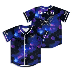 Custom Embroidery Fashion Baseball Jersey