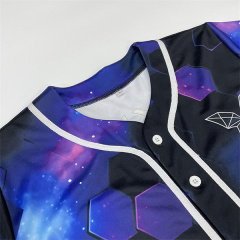 Custom Embroidery Fashion Baseball Jersey