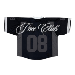 Jersey oversize avec broderie personnalisée et patchwork