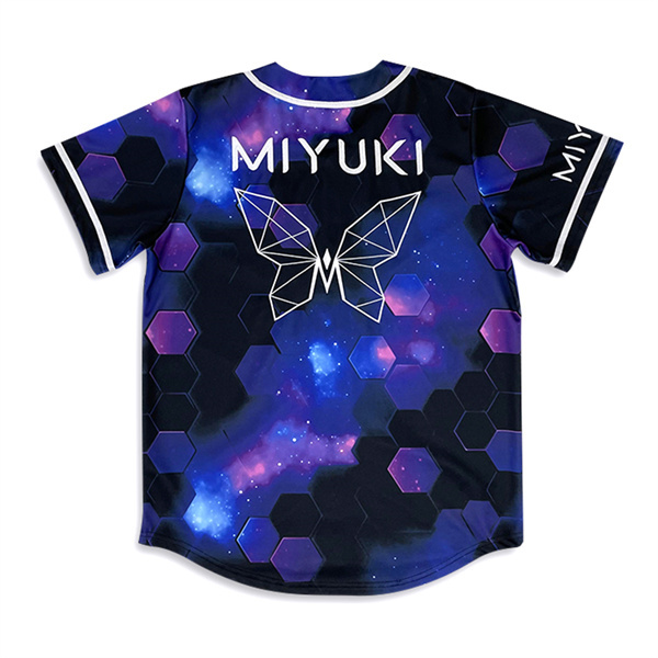Custom Embroidery Fashion Baseball Jersey
