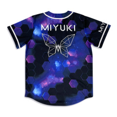 Custom Embroidery Fashion Baseball Jersey