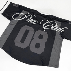 Jersey oversize avec broderie personnalisée et patchwork