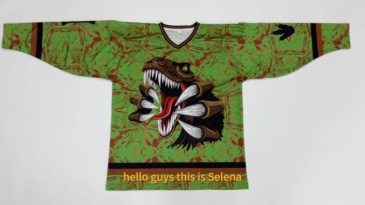 Vintage Sublimation V Neck Ice Hockey Jersey