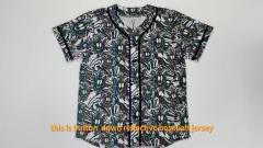 Custom Reflective Baseball Jersey Street Fashion Sportswear