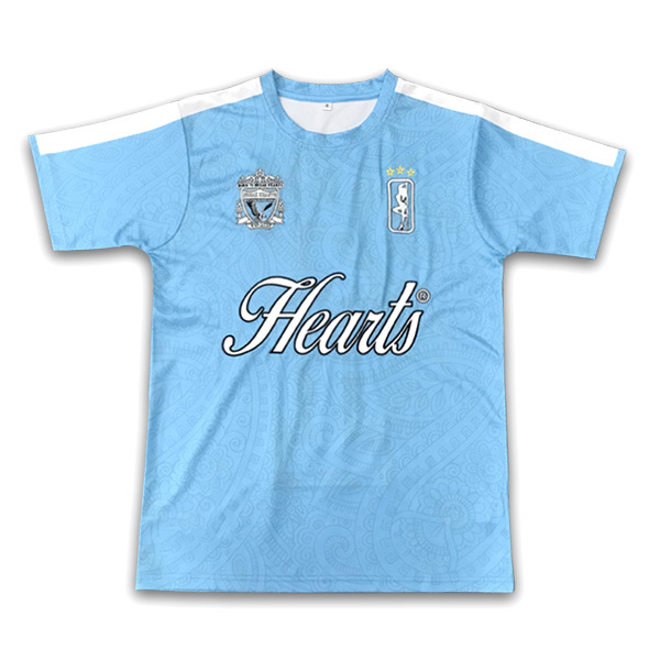Maillot de football rétro du club bleu classique
