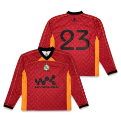 Custom Retro Long Sleeve Soccer Jersey