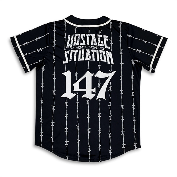 Sublimation Streetwear Custom Baseball Jersey