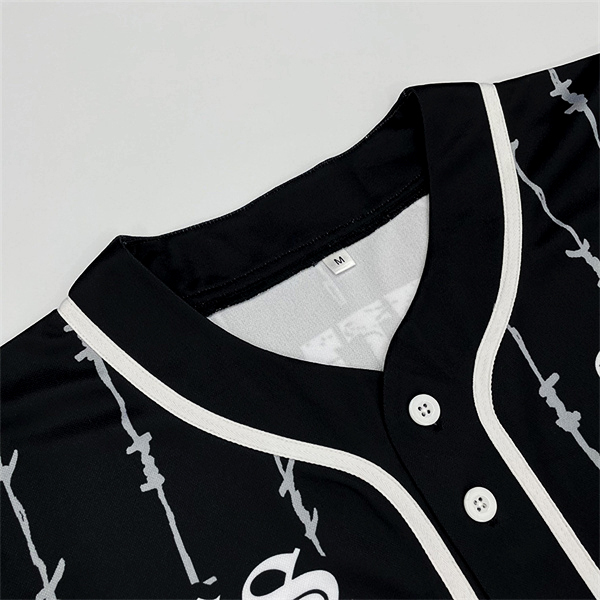 Sublimation Streetwear Custom Baseball Jersey